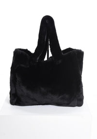 Shopper Tasche aus Fake Fur