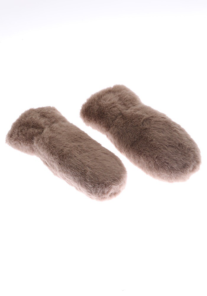 Fake Fur Fäustlinge